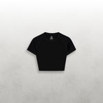 HBCU Leisure Baby Rib Raglan Crop Tops