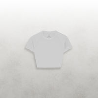 HBCU Leisure Baby Rib Raglan Crop Tops
