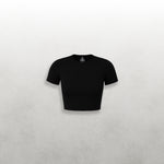 HBCU Leisure Cotton Spandex Crew Croptop
