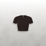HBCU Leisure Cotton Spandex Crew Croptop
