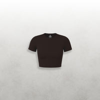 HBCU Leisure Cotton Spandex Crew Croptop