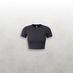 HBCU Leisure Cotton Spandex Crew Croptop