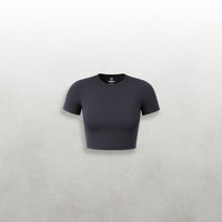 HBCU Leisure Cotton Spandex Crew Croptop