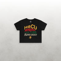 HBCU “Where Culture Runs Deep” Women’s Crop Tee