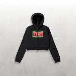 HBCU 'Race Day' Women's Crop Zip Hoodie