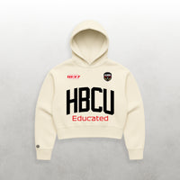 HBCU Educated Alumna Team Crop Pullover Hoodie
