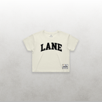 HBCU Varsity Lane College Women's Crop Tee