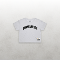 HBCU Varsity Savannah State Women's Crop Tee