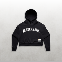 HBCU Varsity Alabama A&M Women's Pullover Crop Hoodie