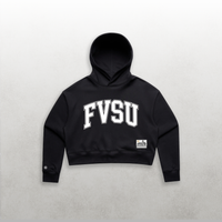 HBCU Varsity Fort Valley State Women's Pullover Crop Hoodie