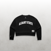 HBCU Varsity Albany State Women's Crop Crewneck