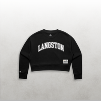 HBCU Varsity Women's Crop Crewneck (Select Your Campus)