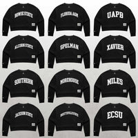 HBCU Varsity Women's Crop Crewneck (Select Your Campus)